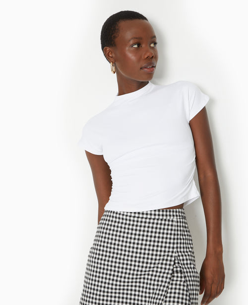 Top col montant avec fronces côtés - PIMKIE - 4