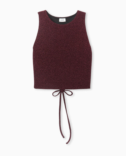 Top débardeur en maille lurex avec dos ouvert - PIMKIE - 4