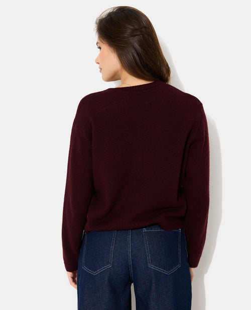 Gilet col rond avec boutons effet nacre - PIMKIE - 6