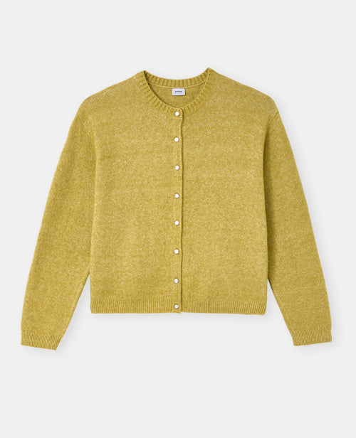 Gilet col rond avec boutons effet nacre - PIMKIE - 4