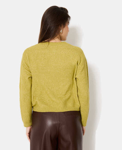 Gilet col rond avec boutons effet nacre - PIMKIE - 6