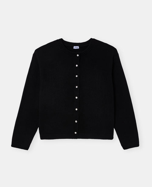 Gilet col rond avec boutons effet nacre - PIMKIE - 4