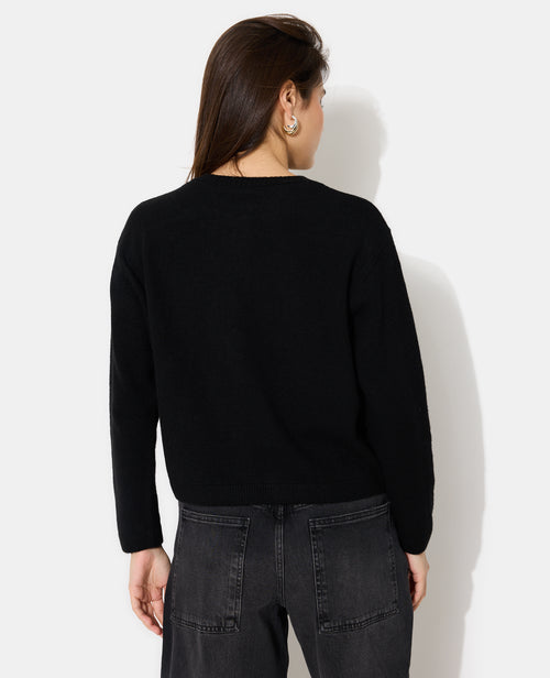 Gilet col rond avec boutons effet nacre - PIMKIE - 6