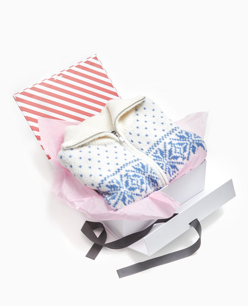 Gilet court zippé avec motifs de Noël - PIMKIE - 7