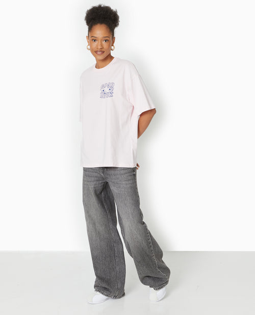 T-shirt oversize avec print devant et dos - PIMKIE - 2
