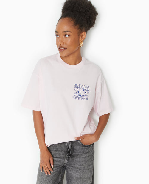T-shirt oversize avec print devant et dos - PIMKIE - 5
