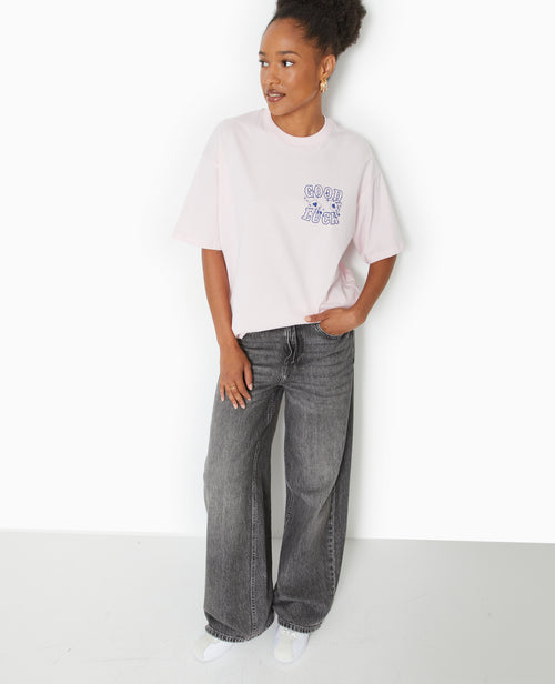 T-shirt oversize avec print devant et dos - PIMKIE - 7