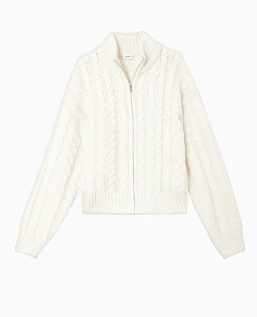 Gilet zippé en maille torsadée - PIMKIE - 4