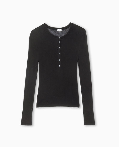 Pull maille transparente avec patte boutonnée - PIMKIE - 4