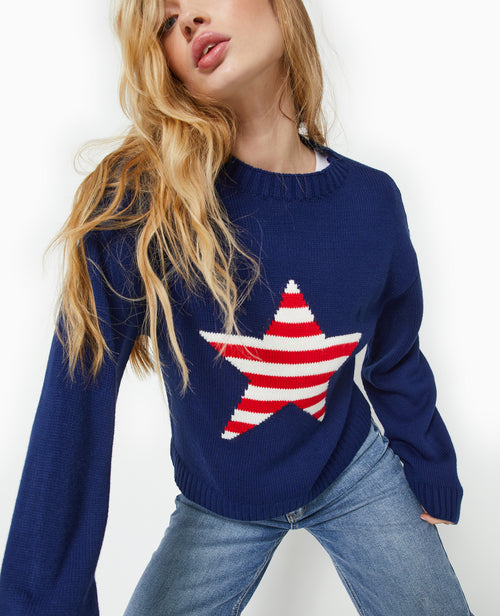 Pull en maille avec étoile - PIMKIE - 1