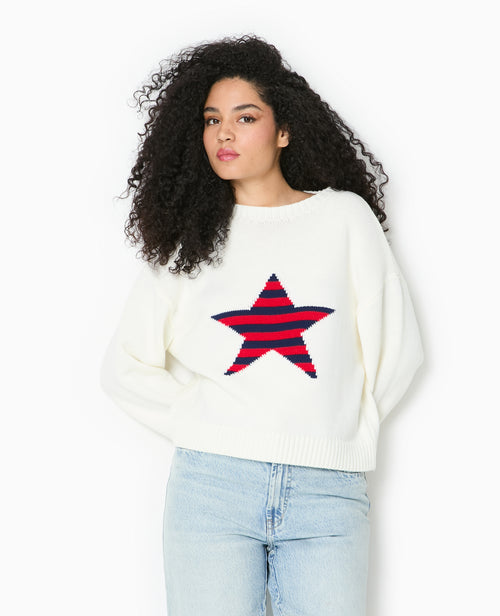 Pull en maille avec étoile - PIMKIE - 5