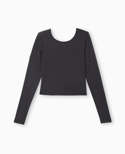 Top manches longues dos-nu avec sangles - PIMKIE - 4