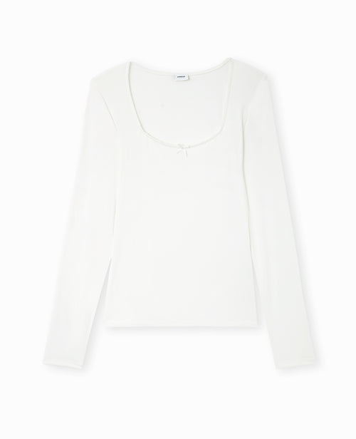 Top manches longues en maille extensible - PIMKIE - 4