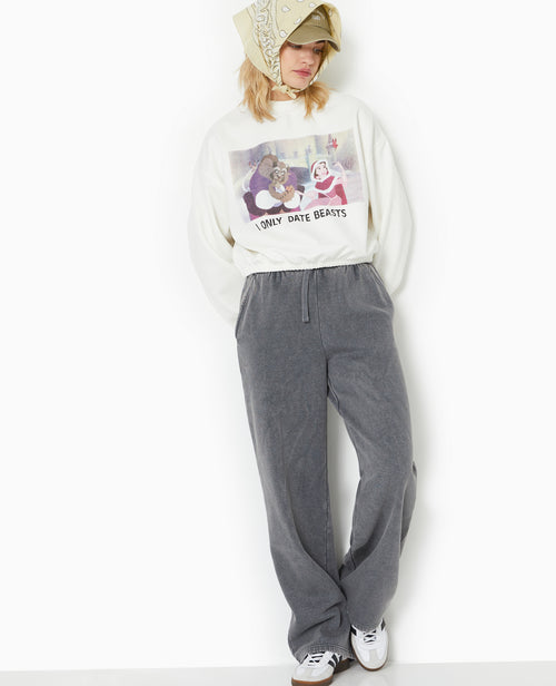 Sweat print avec base élastiquée - PIMKIE - 7