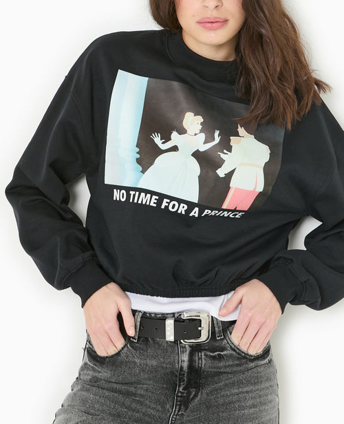 Sweat molleton NO TIME FOR A PRINCE - PIMKIE - 5