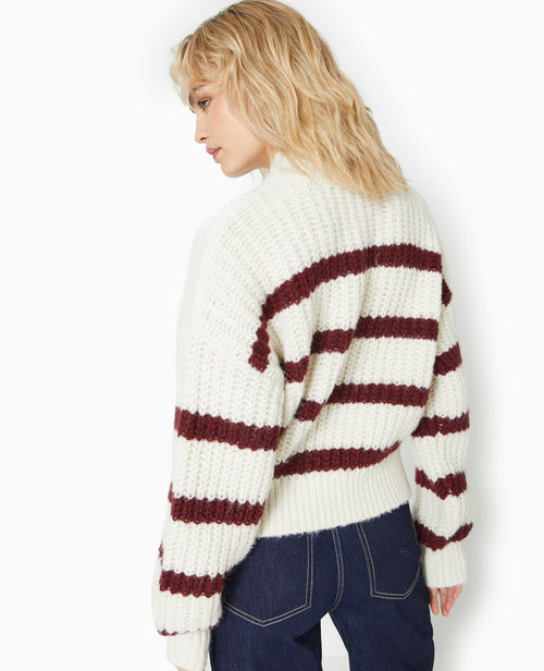 Pull grosse maille avec rayures - PIMKIE - 6