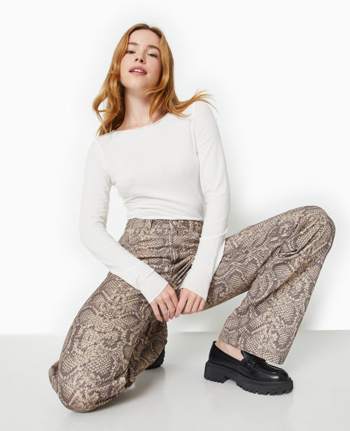 Top manches longues avec fronces côtés - PIMKIE - 1