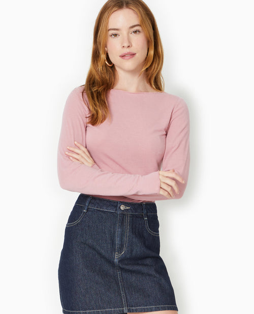 Top manches longues avec fronces côtés - PIMKIE - 1