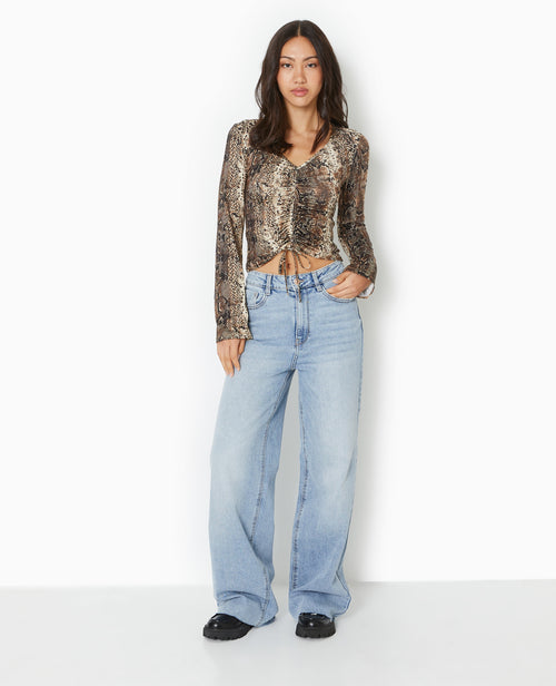 Top manches longues avec liens coulissés - PIMKIE - 1