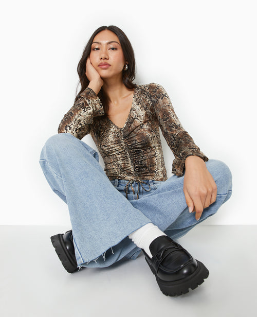 Top manches longues avec liens coulissés - PIMKIE - 2