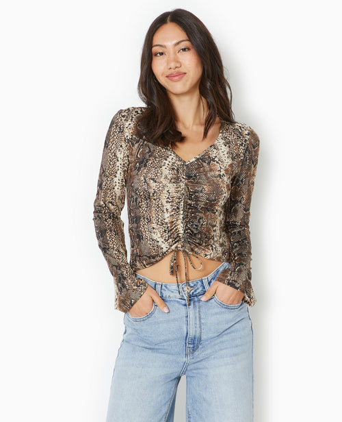 Top manches longues avec liens coulissés - PIMKIE - 3