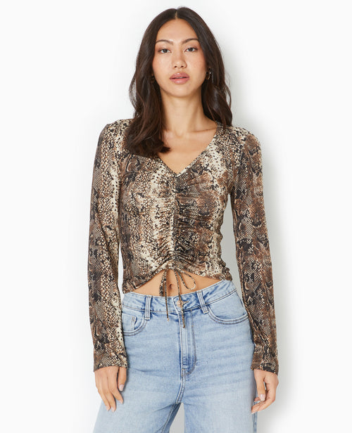 Top manches longues avec liens coulissés - PIMKIE - 5