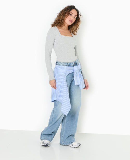 Body manches longues encolure carrée - PIMKIE - 7