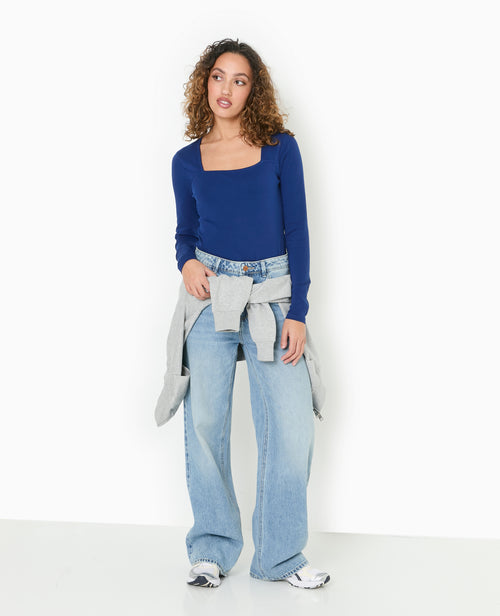 Body manches longues encolure carrée - PIMKIE - 2