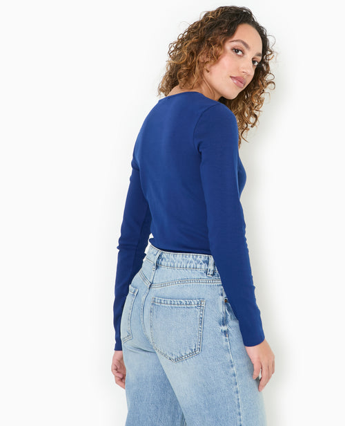 Body manches longues encolure carrée - PIMKIE - 1