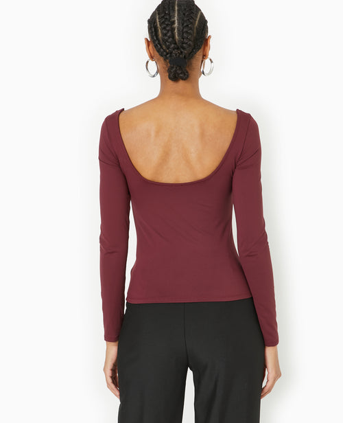 Top manches longues encolure danseuse - PIMKIE - 6