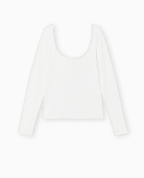 Top manches longues encolure danseuse - PIMKIE - 4