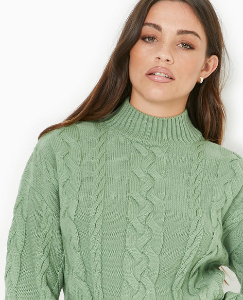 Pull en maille torsadée devant - PIMKIE - 3