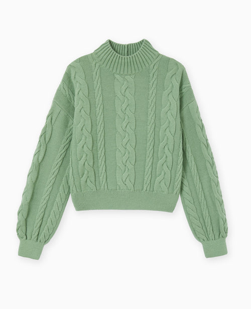 Pull en maille torsadée devant - PIMKIE - 4