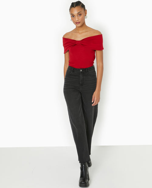 Top bustier en maille avec nœud - PIMKIE - 2