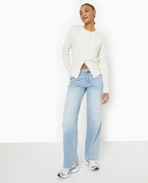 Gilet cintré avec boutons perles - PIMKIE - 2