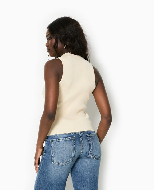 Top sans manches en maille côtelée - PIMKIE - 6