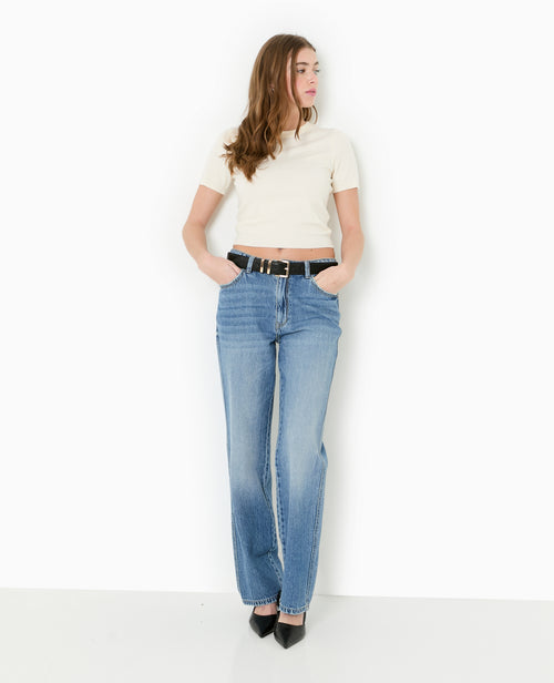 Pull manches courtes en maille fine - PIMKIE - 2