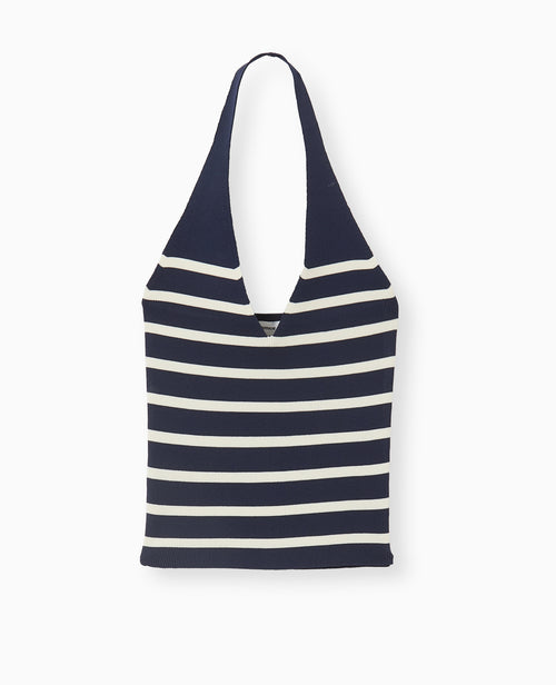 Top dos-nu en maille rayée - PIMKIE - 4