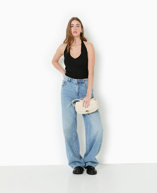 Top dos-nu en maille - PIMKIE - 1