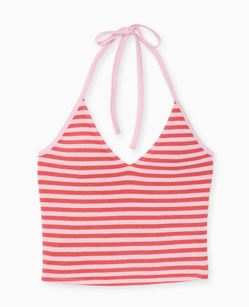 Top dos-nu court rayé - PIMKIE - 4