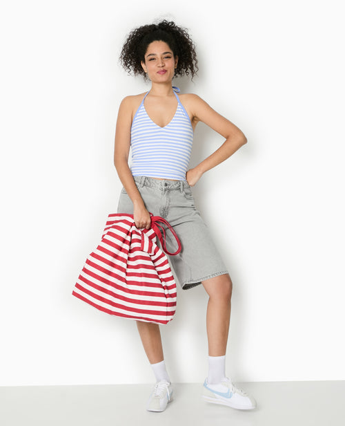 Top dos-nu court rayé - PIMKIE - 2