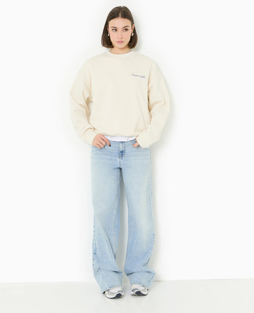 Sweat col rond avec print poitrine et dos - PIMKIE - 2