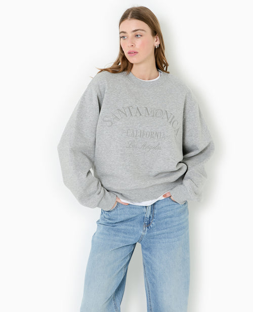 Sweat col rond avec broderie - PIMKIE - 8