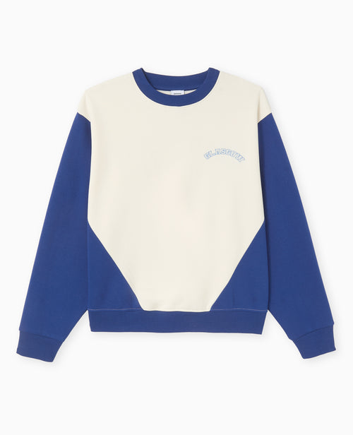 Sweat bicolore avec broderie poitrine et dos - PIMKIE - 4