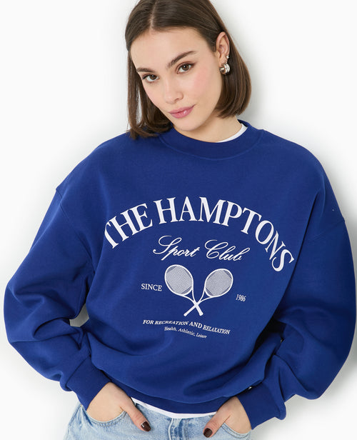 Sweat col rond avec grand print devant - PIMKIE - 5