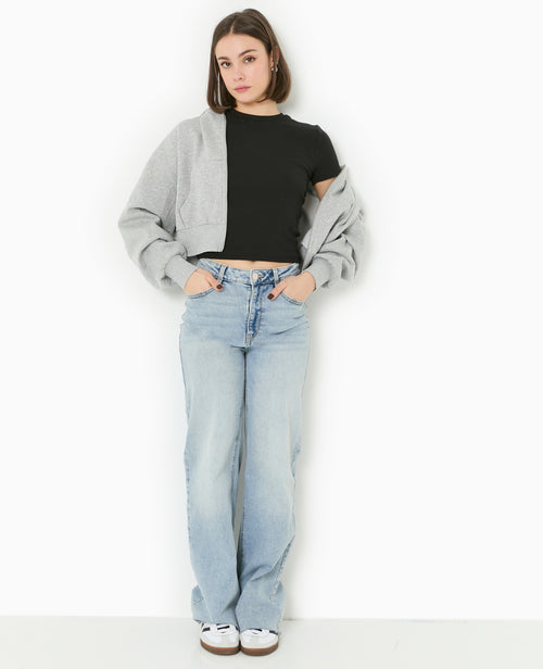 T-shirt court en maille côtelée - PIMKIE - 2