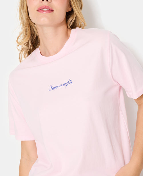 T-shirt ample avec print poitrine et dos - PIMKIE - 2