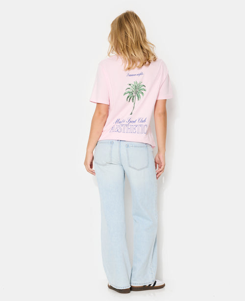 T-shirt ample avec print poitrine et dos - PIMKIE - 3