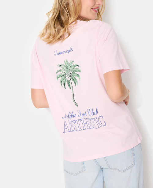 T-shirt ample avec print poitrine et dos - PIMKIE - 6