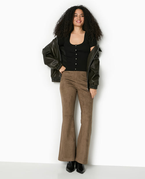 T-shirt boutonné en maille côtelée - PIMKIE - 2